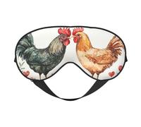 Máscara de dormir con estampado animal con correa ajustable, cómoda cubierta para los ojos para viajes, yoga, siestas, dormir y relajarse