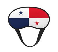 Máscara de dormir con estampado de bandera de Panamá para personas que duermen de lado, bonita máscara opaca para el hogar o viajes