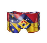 Máscara de dormir con estampado de bandera de Venezuela, cubierta suave para los ojos, antifaz con bloqueo de luz para viajes, yoga y siesta