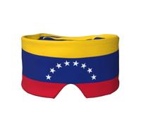 Máscara de dormir con estampado de bandera de Venezuela, cubierta suave para los ojos, antifaz con bloqueo de luz para viajes, yoga y siesta