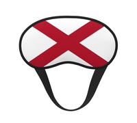 Máscara de dormir con estampado de bandera del estado de Alabama para personas que duermen de lado, máscara opaca en forma de copa, para hombres y mujeres