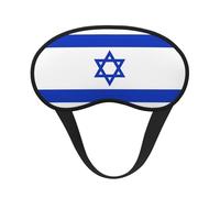 Máscara de dormir con estampado de bandera israelí para personas que duermen de lado, máscara opaca en forma de copa, para hombres y mujeres
