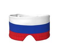 Máscara de dormir con estampado de bandera rusa, fundas suaves para los ojos, antifaz con bloqueo de luz para viajes, yoga y siesta