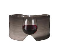 Máscara de dormir con estampado de botella de vino, bloquea la luz, suave y cómoda, con diadema de pasta ajustable