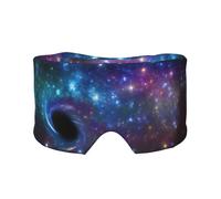 Máscara de dormir con estampado de galaxia, fundas suaves para los ojos, antifaz de bloqueo de luz para viajes, yoga y siesta