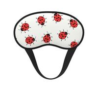 Máscara de dormir con estampado de infinito moteado para personas que duermen de lado, bonita máscara opaca para ojos para el hogar o viajes