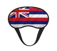 Máscara de dormir con estampado de la bandera de Hawái para dormir de lado, bonita máscara opaca para el hogar o viajes