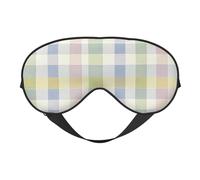 Máscara de dormir con estampado de Pascua en primavera con correa ajustable, cómoda cubierta para los ojos para viajes, yoga, siestas, dormir y relajarse