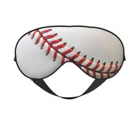 Máscara de dormir con estampado de pelota deportiva, con diseño de pelota de béisbol, vendas nocturnas, cubierta suave para sombra de ojos para mujeres y hombres, para viajes, siesta y meditación