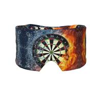 Máscara de dormir con estampado de tablero de dardos para hombres y mujeres, cubierta suave para los ojos, diadema insonorizada para viajes, siesta