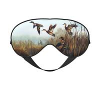 Máscara de dormir con estampado salvaje volador de caza, máscara de ojos vendados, sombra de ojos para dormir por la noche, viajes, aviones