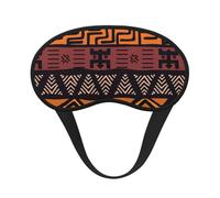 Máscara de dormir con estampado tribal de barro africano, máscara de dormir para mujeres y hombres, para la oscuridad total, reduce la hinchazón de la máscara de ojos