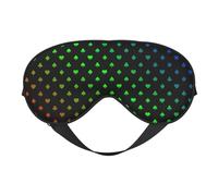 Máscara de dormir con formas de póquer, máscaras de ojos para dormir de doble cara, máscaras para dormir para mujeres y hombres, cubiertas opacas para dormir, viajes