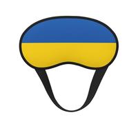 Máscara de dormir con la bandera de Ucrania para adultos, opaca, cómoda máscara de ojos con bloqueo de luz para viajes, yoga