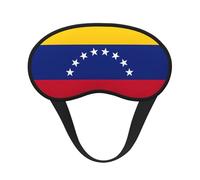 Máscara de dormir con la bandera de Venezuela para adultos, opaca, cómoda máscara de ojos con bloqueo de luz para viajes, yoga