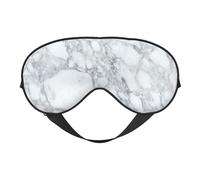 Máscara de dormir de mármol con textura negra que bloquea la luz, para viajes, regalo esencial para mujeres y hombres