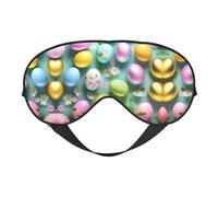 Máscara de dormir de Pascua con bloqueo de luz perfecta para viajes, yoga, siesta, correa totalmente ajustable