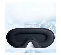 Máscara de dormir espuma viscoelástica seda, parches suaves for los ojos, cómoda, diseño tridimensional, máscara for facial, visera transpirable for mujeres y hombres(Brown)