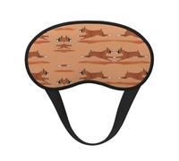 Máscara de dormir ligera y cómoda con diseño de bóxer para correr, con correa ajustable para dormir, viajar, trabajar y meditar. Cubre los ojos con diseño de avión opaco.