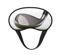 Máscara de dormir para club de golf, suave, cómoda, con correa ajustable, opaca, para mujeres, niñas, hombres, viajes, yoga, siesta, trabajo