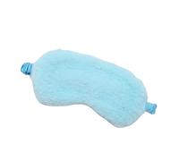 Máscara de dormir para dormir con los ojos vendados, máscara de ojos de felpa suave, lindo amor, nube, máscara de felpa, parche para siesta, cubierta de ojos para la salud (azul)