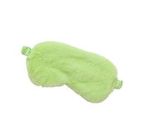 Máscara de dormir para dormir con los ojos vendados, máscara de ojos de felpa suave, lindo amor, nube, máscara de felpa, parche para siesta, cubierta de ojos para la salud (verde)