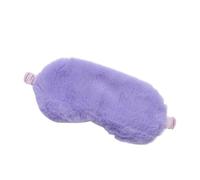 Máscara de dormir para dormir con los ojos vendados, máscara de ojos de felpa suave, lindo amor, nube, máscara de felpa, parche para siesta, cubierta de ojos para la salud (violeta)