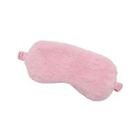 Máscara de dormir para dormir con los ojos vendados, máscara de ojos de felpa suave, lindo amor, nube, máscara de felpa, parche para siesta, cubierta de ojos para la salud (rosa)