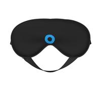 Máscara de dormir suave con bloqueo de luz y estampado de mal de ojo para dormir de lado, para mujeres y hombres, máscara de ojos transpirable con correa ajustable
