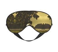 Máscara de dormir unisex con estampado de caballo, máscara de ojos de doble cara, ideal para un sueño profundo y cuidado de la piel