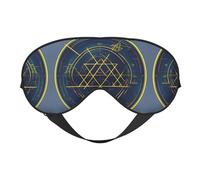Máscara de dormir unisex con estampado de cálculo matemático, máscara de ojos de doble cara, ideal para un sueño profundo y cuidado de la piel