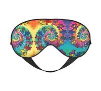 Máscara de dormir unisex con estampado de oso de Acción de Gracias, máscara de ojos de doble cara, ideal para un sueño profundo y cuidado de la piel