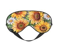 Máscara de dormir verde con trébol de hierba de la suerte, máscara de ojos para dormir de doble cara, máscaras para dormir para mujeres y hombres, cubiertas opacas para dormir, viajes