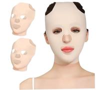 Máscara de elevación de la cara, máscara para adelgazamiento facial de 2 piezas, 3D reutilizable de elevación de cara transpirable, anti -Wrinkle V Shaper Full Full Face Mask para uso diario