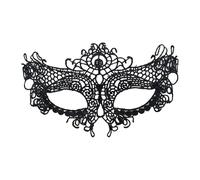 Máscara de encaje, máscara de ojos de encaje - Cubierta facial de máscara de ojos de carnaval de encaje negro - Festival Decoración Fiesta temática Cosplay Máscara para g