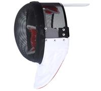 Máscara De Esgrima Específica for Espada, Equipo De Esgrima Unisex, Apto for Entrenamiento Y Competición Con Espadas Pesadas(M,1800N_REMOVABLE)