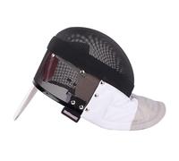 Máscara De Esgrima Profesional, Casco De Esgrima Unisex Adecuado for La Práctica Diaria Y La Competición En Florete, Espada Y Sable(M,FOIL 900N_NON-REMOVABLE)