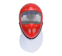 Máscara de Espada de esgrima Gavigain, Malla metálica, Transpirable, Casco de esgrima pequeño, Funda Protectora para florete, Sable y Espada. (Red)