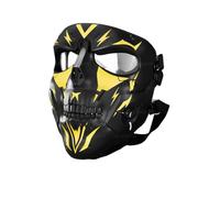 Máscara de esqueleto táctica de fantasma de Halloween, para Cs Wargame para deportes al aire libre, cosplay, fiesta, airsoft, máscara protectora de cara completa
