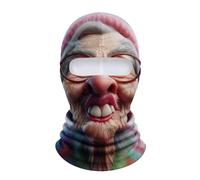 Máscara de Esquí con Cara Realista Divertida para Adultos, Balaclava de Invierno de Cabeza Completa con Abertura para Ojos, Máscara de Disfraz Divertida para Navidad Fiestas, Eventos y Nieve Comodidad