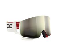 Máscara de esquí POC Nexal (Rojo/Blanco/Marfil Parcialmente Soleado) cat 2