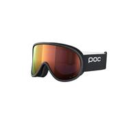 POC - Máscaras de esquí - Retina Uranium Black/Partly Sunny Orange - Negro Negro one size