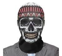 Máscara de fantasma malvado de miedo, máscara aterradora realista de malla para adultos, máscara de fantasma transpirable y realista para Halloween, cosplay y bailes de máscaras