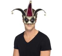 Máscara De Fiesta De Disfraces Gótica Veneciana Para El Baile De Máscaras