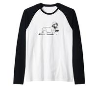 Máscara de Gas Apocalipsis del Apocalipsis del Juicio Final Camiseta Manga Raglan