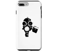 Máscara de Gas de Armagedón del Apocalipsis del Apocalipsis del Juicio Carcasa para iPhone 7 Plus/8 Plus
