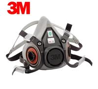 Máscara de gas de filtrado autocebante 3M6200, media máscara para pulverización de pintura, campanas de polvo de gas para la industria química. 6200 Mask