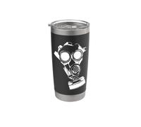 Máscara De Gas I Equipo De Prepper Supervivencia Vaso térmico de acero inoxidable de doble pared