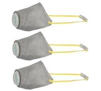 Máscara de Gas para Perros (3 Unidades), bozal Ajustable anticontaminación, Transpirable, Reutilizable y Antipolvo, Ideal para Exteriores. Máscara de Gas para Perros y bozal para Grandes.
