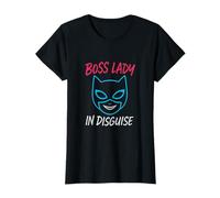 Máscara de Gato Feminista jefa disfrazada Camiseta